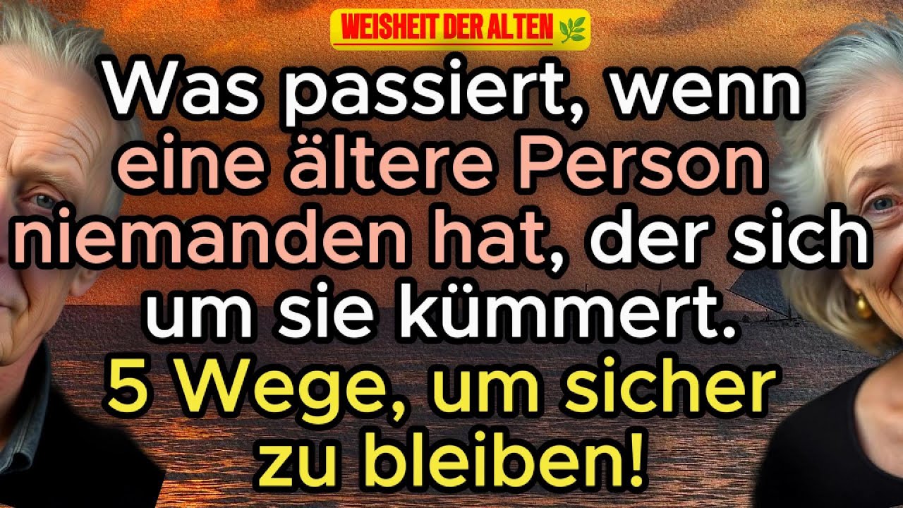❗ Was passiert, wenn niemand für Senioren da ist: 5 Wege, um beim Alleinleben sicher zu bleiben!
