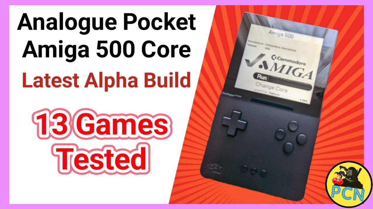 AMIGA on the ANALOGUE POCKET - Alpha Core tried and tested