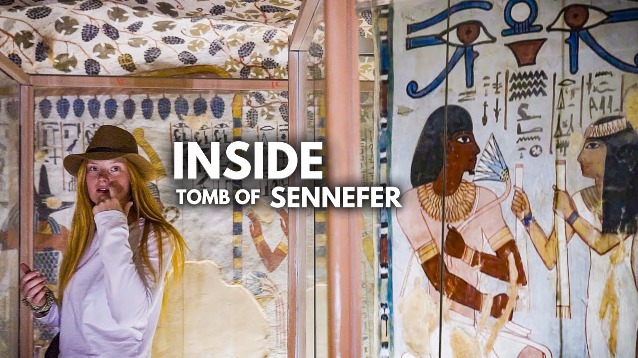 Egypt's MOST Colorful Tomb - As if they painted it yesterday! (Sennefer TT96)