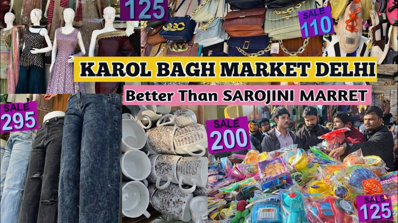 👆🏿🙀Karol Bagh Monday market||🔥￼Big 🙀Sale#budgetshopping #viral #youtubevideos 