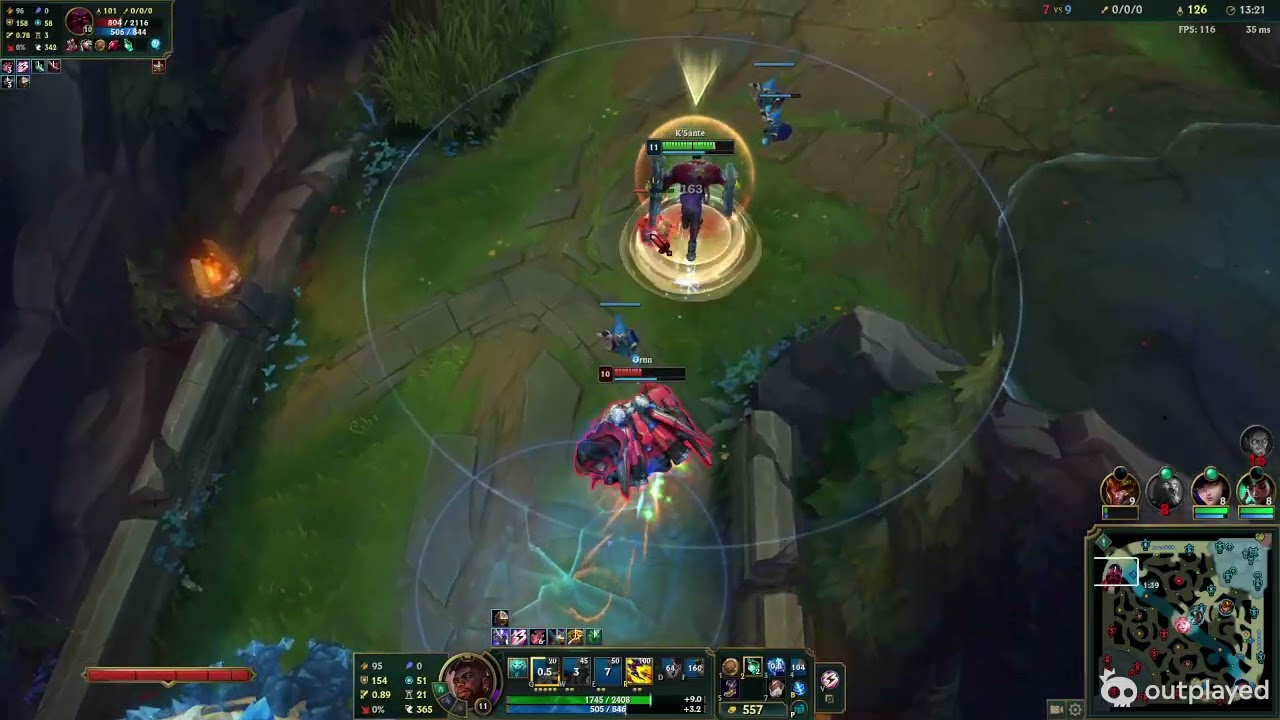 League of Legends - K'sante vs Ornn Top - Masters Scrim - 7/10