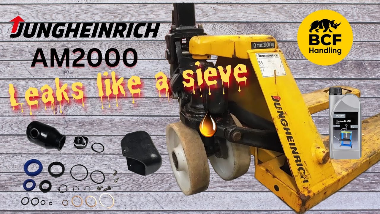 Ремонт протекающей тележки Jungheinrich AM2000