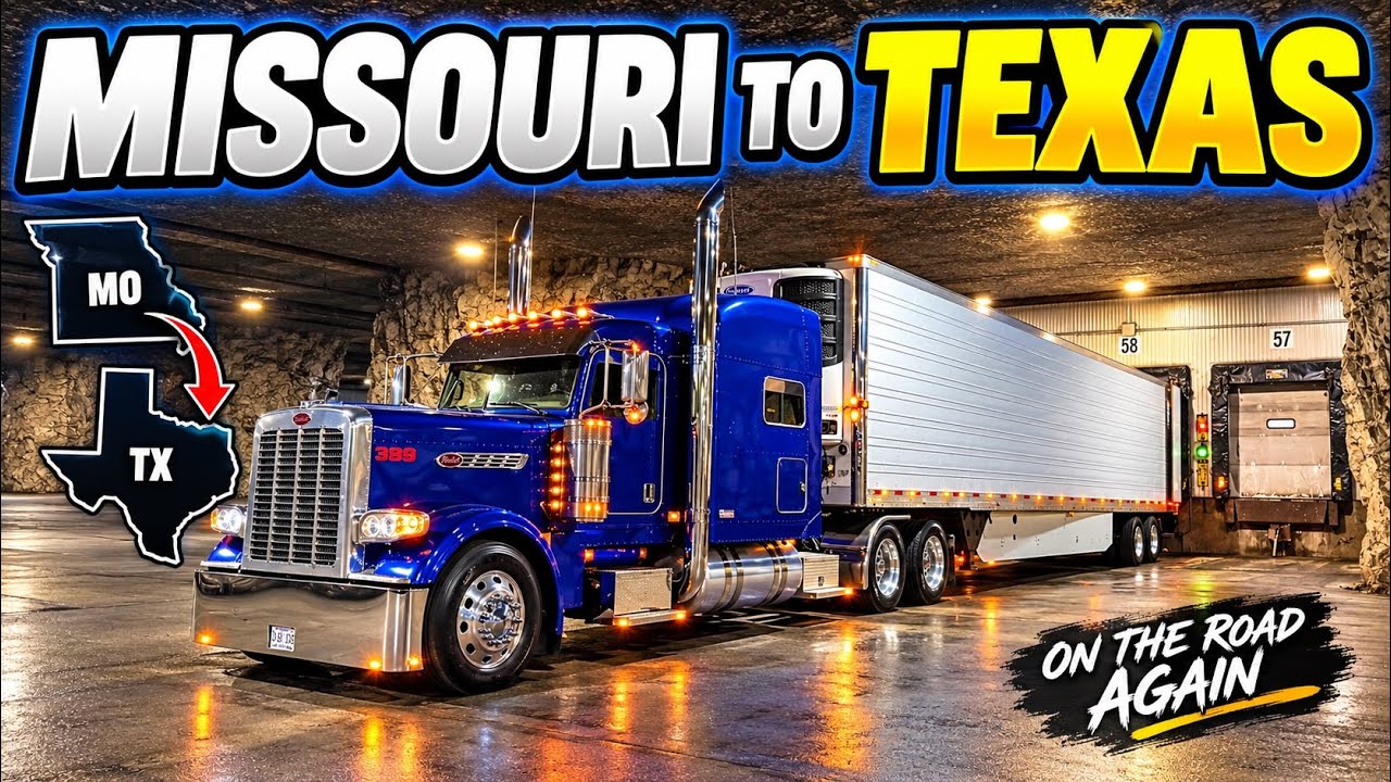 Trucking to Texas in style with Peterbilt 389 Pride and Class Glider 