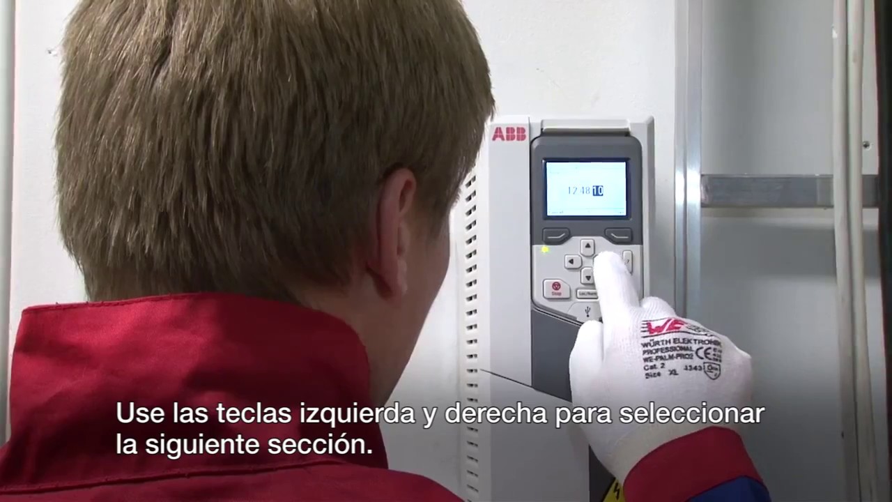 Puesta en marcha del convertidor ACS580