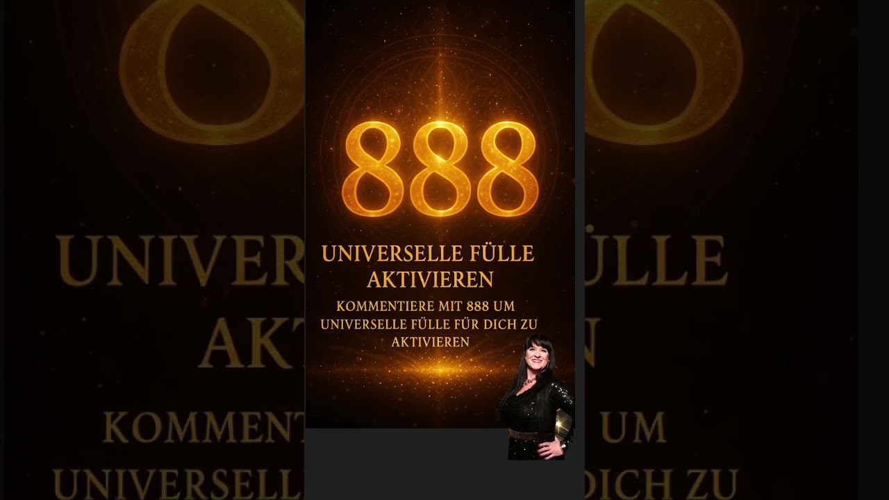 Nutze den kosmischen Frequenzcode f&uuml;r F&uuml;lle 888 💰  #lawofattraction  #gesetzderanziehung #shorts