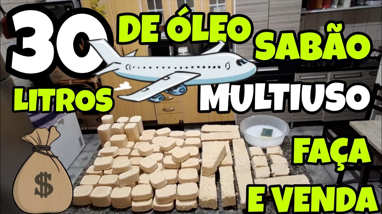 ✈️30 LITROS DE ÓLEO SABÃO MUILTIUSO ✈️FAÇA E VENDA ✈️