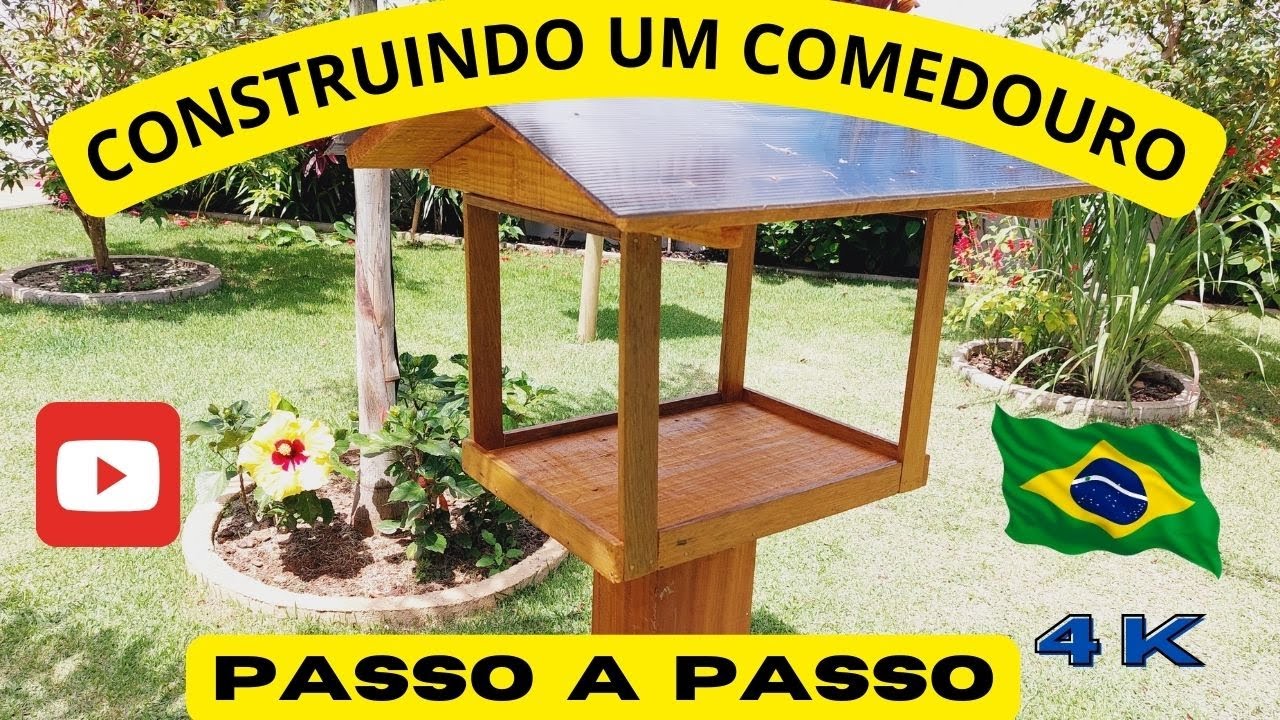Como construir um comedouro de maneira simples e barata para pássaros