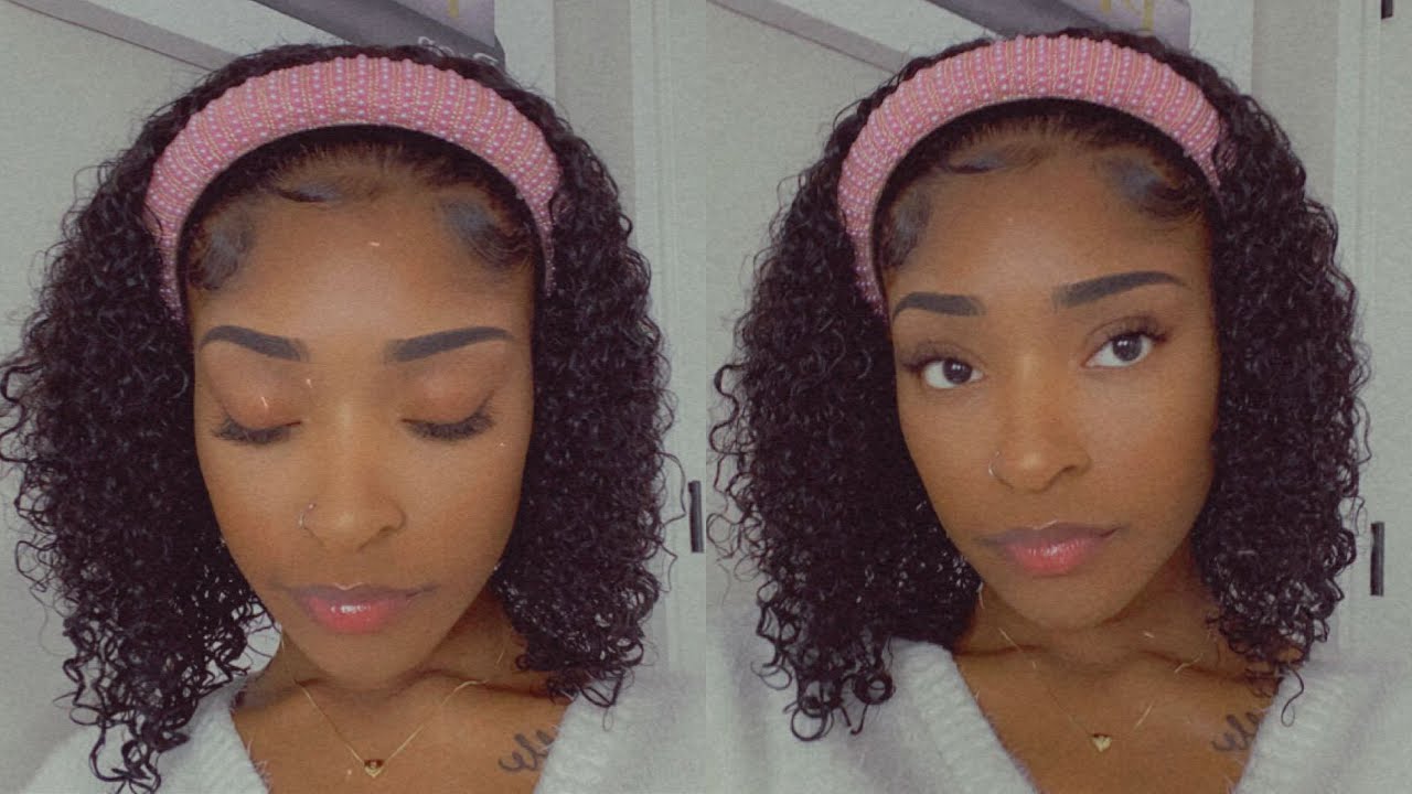 Watch me slay this Cute curly bob headband wig  | RPG Hair 💕