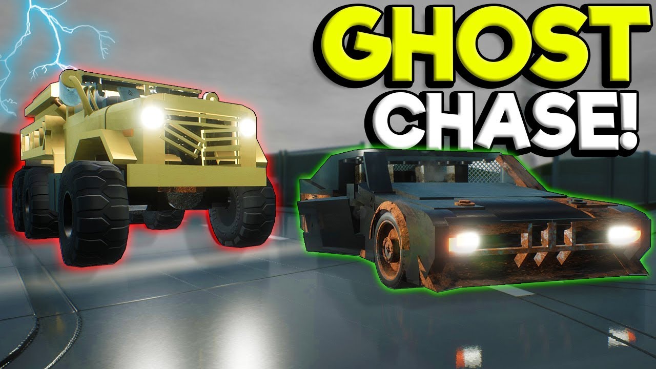 We Got Chased By a Ghost Car Through Lego City! - Brick Rigs Multiplayer Gameplay
