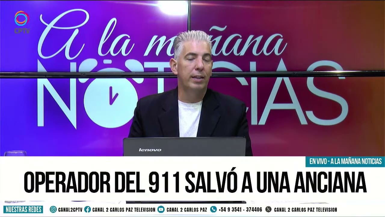 OPERADOR DEL 911 SALVÓ A UNA ANCIANA
