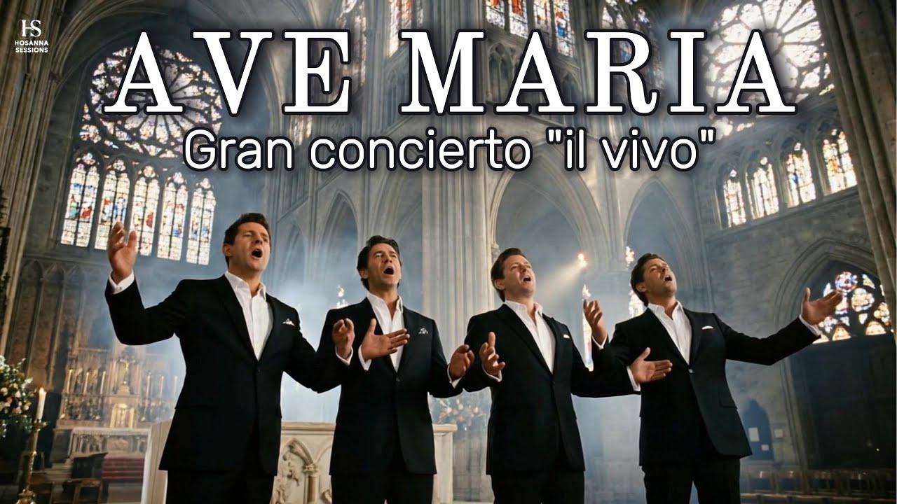 ✨Ave Maria✨IL DIVO | Coro Espectacular en la Grandiosidad de la Catedral | musica cristiana worship