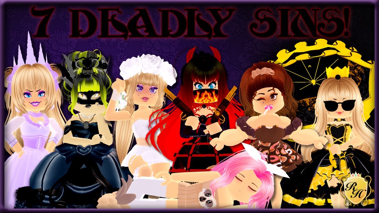 7 Deadly Sins as OUTFITS in Royale High