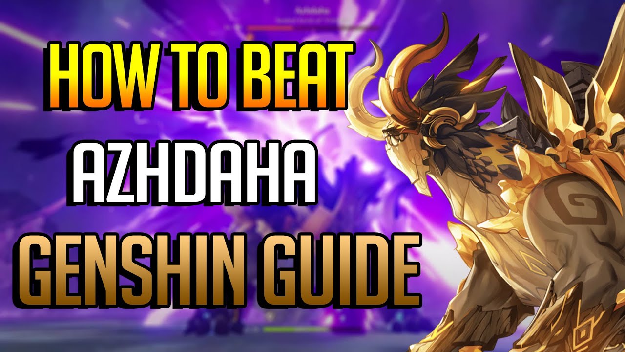How To Beat AZHDAHA GUIDE less Than 3 Minute ( Genshin Guide )