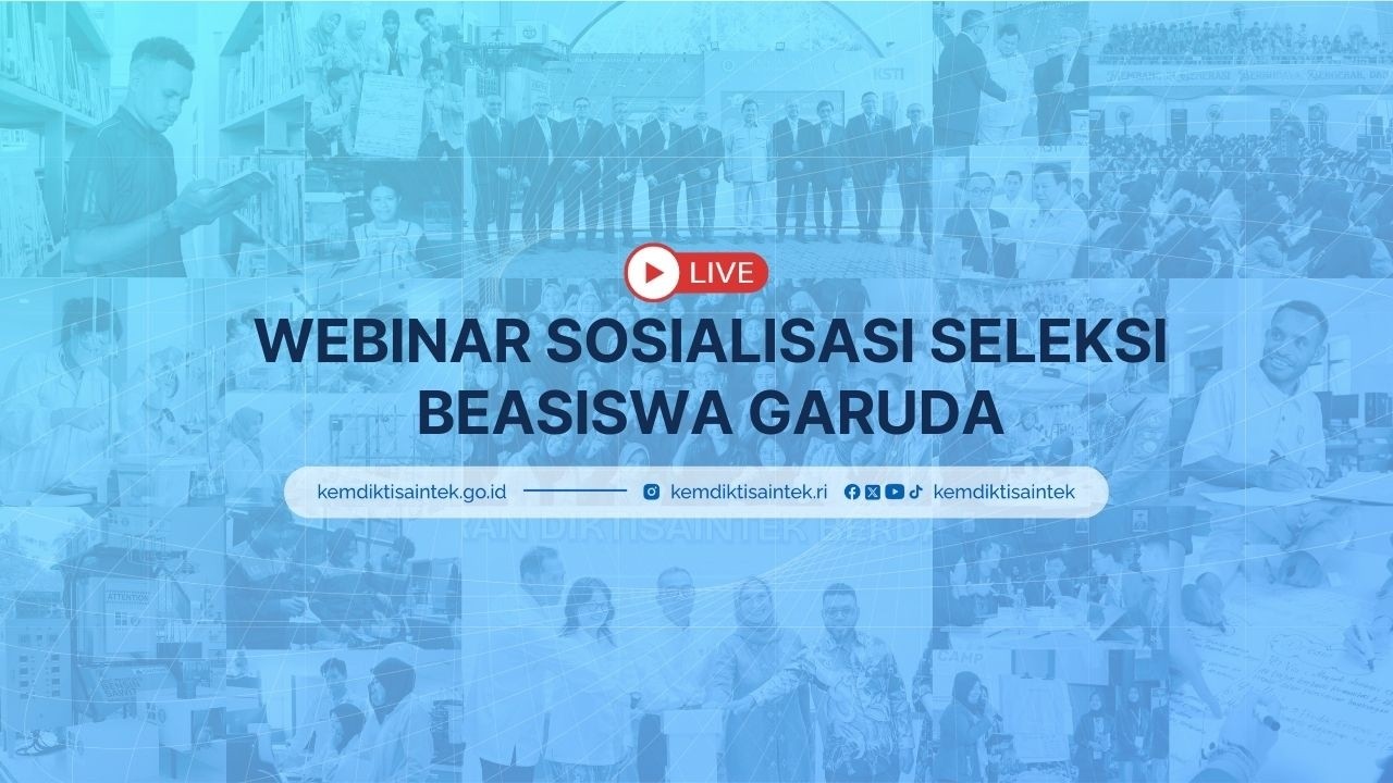 Webinar Sosialisasi Seleksi Beasiswa Garuda