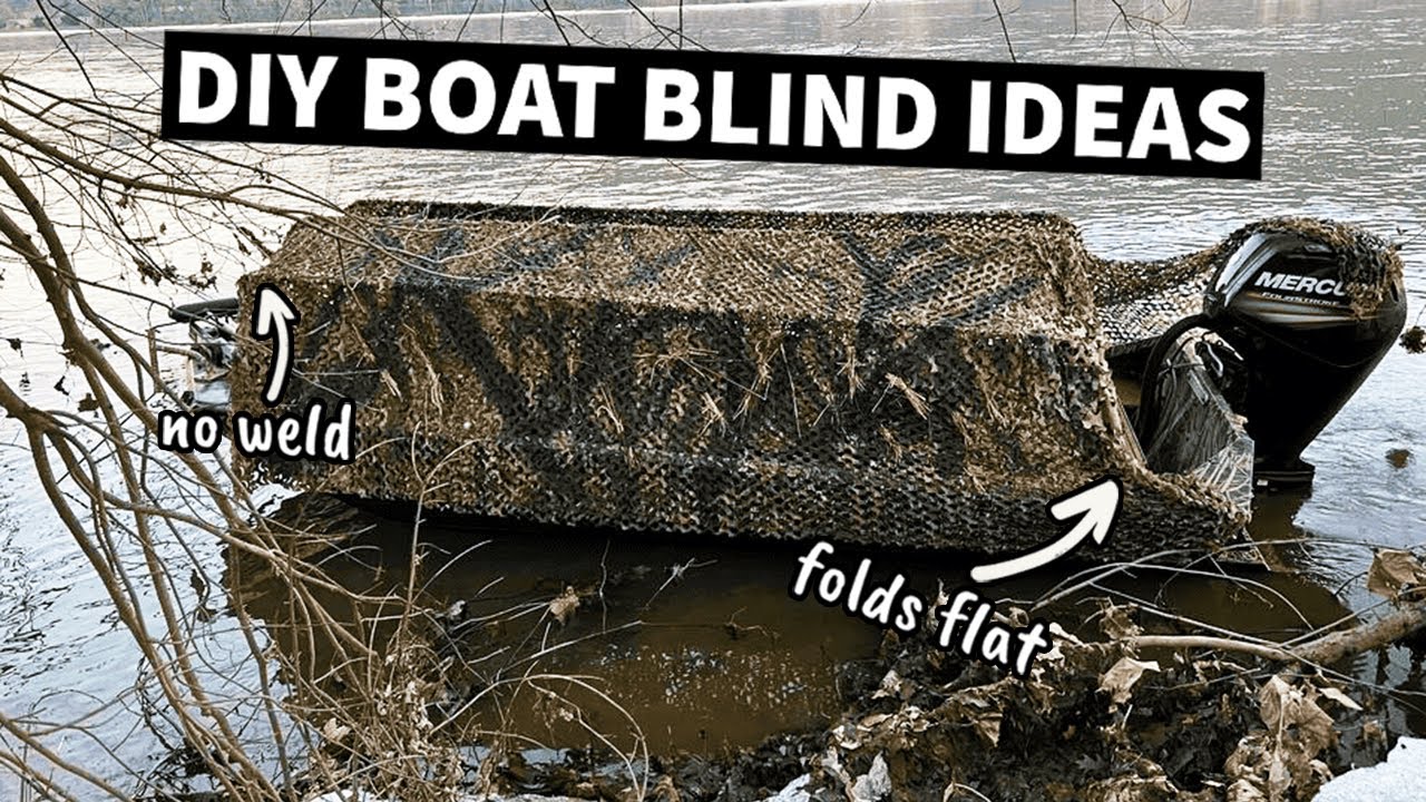12 Homemade Boat Blinds Made With EMT Conduit!