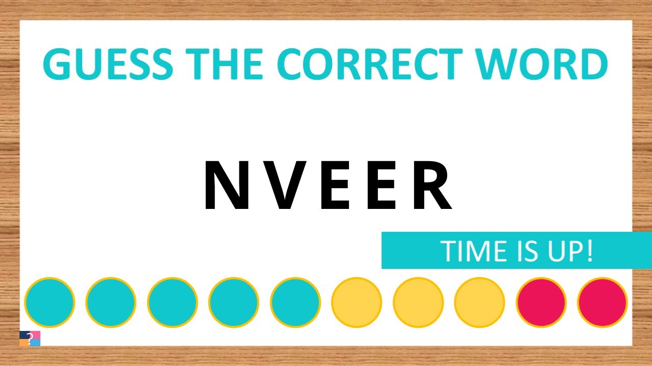 [Scrambled Word Game] Can You Unscramble These Words? 5 Letters