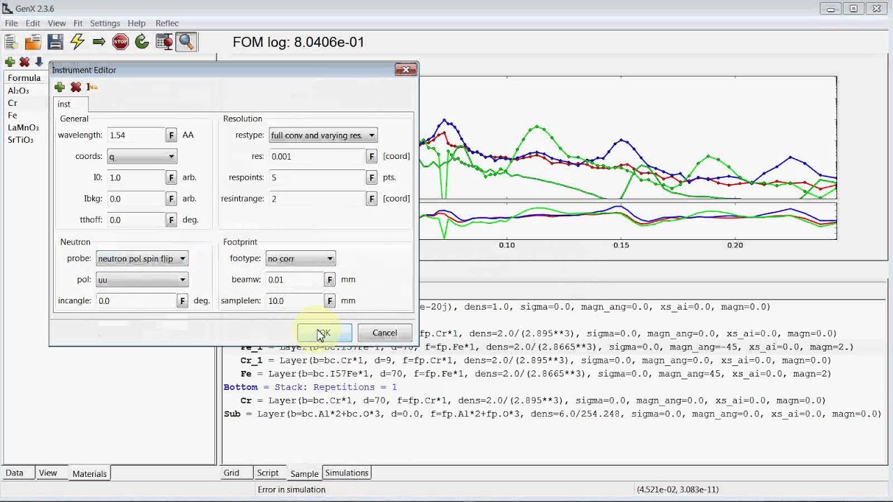 Tutorial 3 - Polarization analysis, multilayers and constrains
