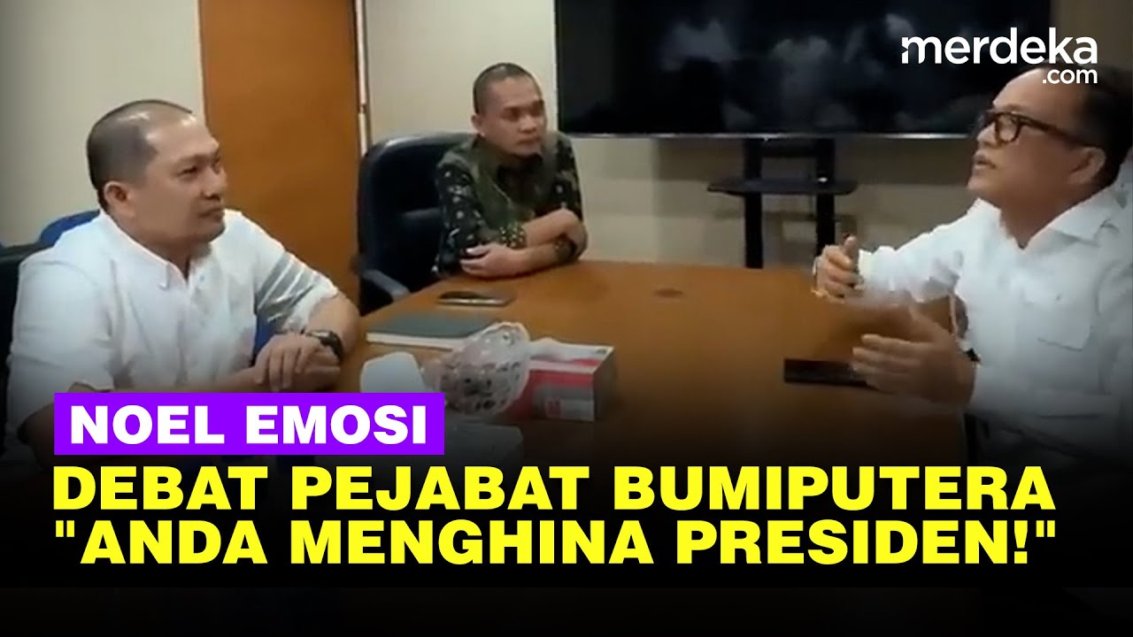 Debat Panas! Wamenaker Noel Emosi Ke Pejabat Bumiputera: Anda Menghina Presiden Kita