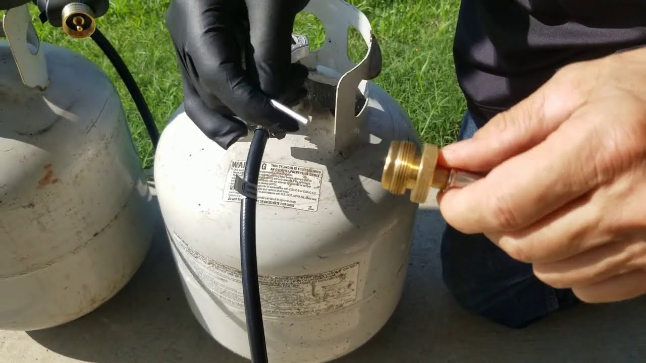 How to clear a fouled 8' adapter hose