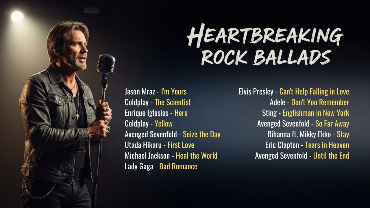 Heartbreaking Rock Ballads Cover Playlist 💔🎸