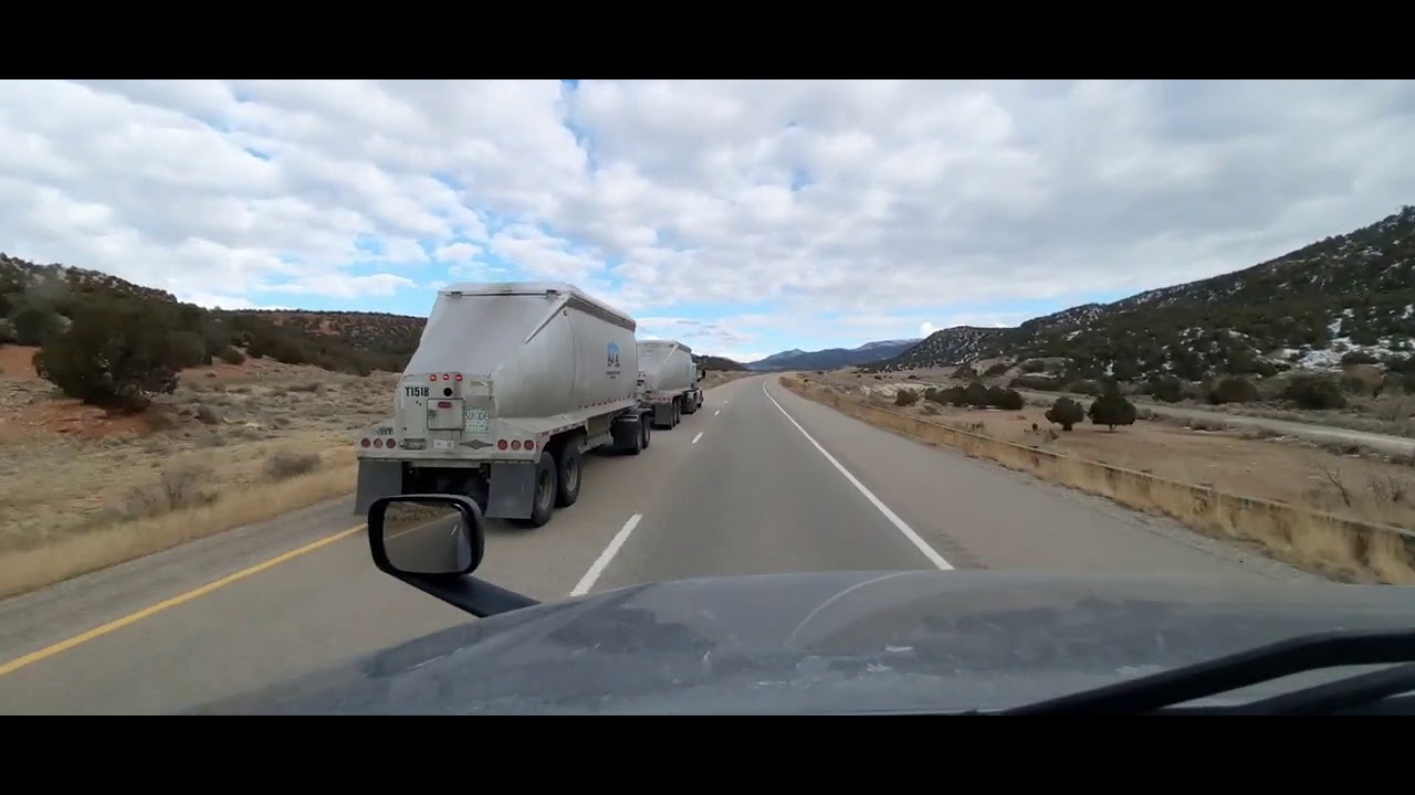 BigRigTravels Premiere Salina to Green River, UT through San Rafael Swell [I-70] (2/10/21)