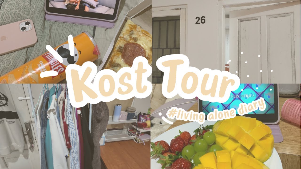Kost Tour! : a tour on my boarding house in solo #3 living alone diary