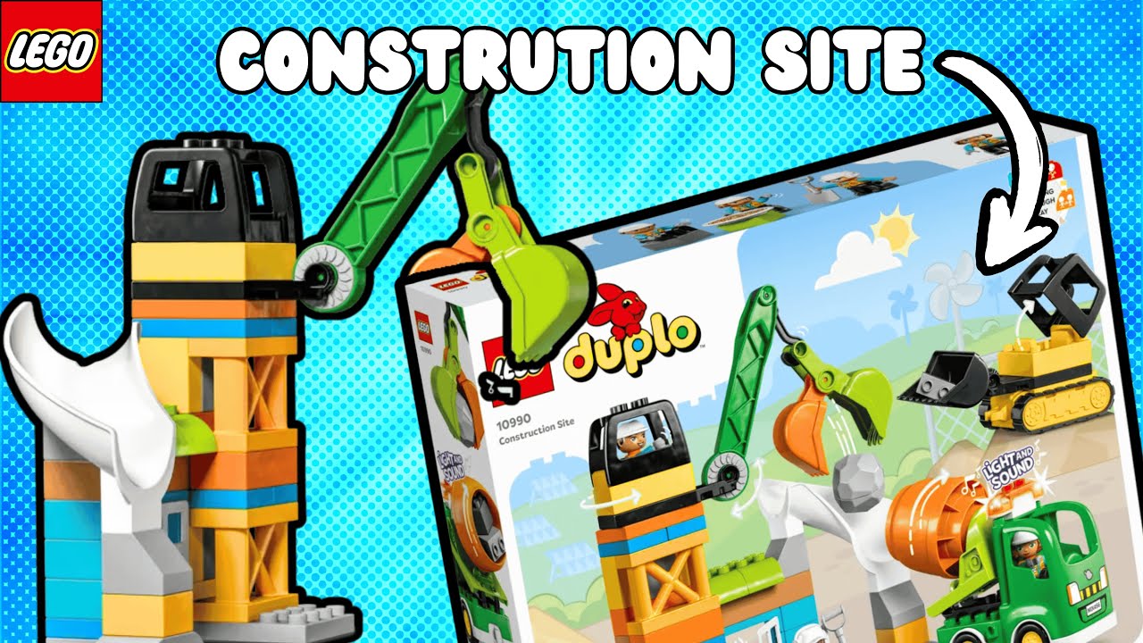 LEGO DUPLO Ep 12: Construction Site 10990 (unboxing & building)