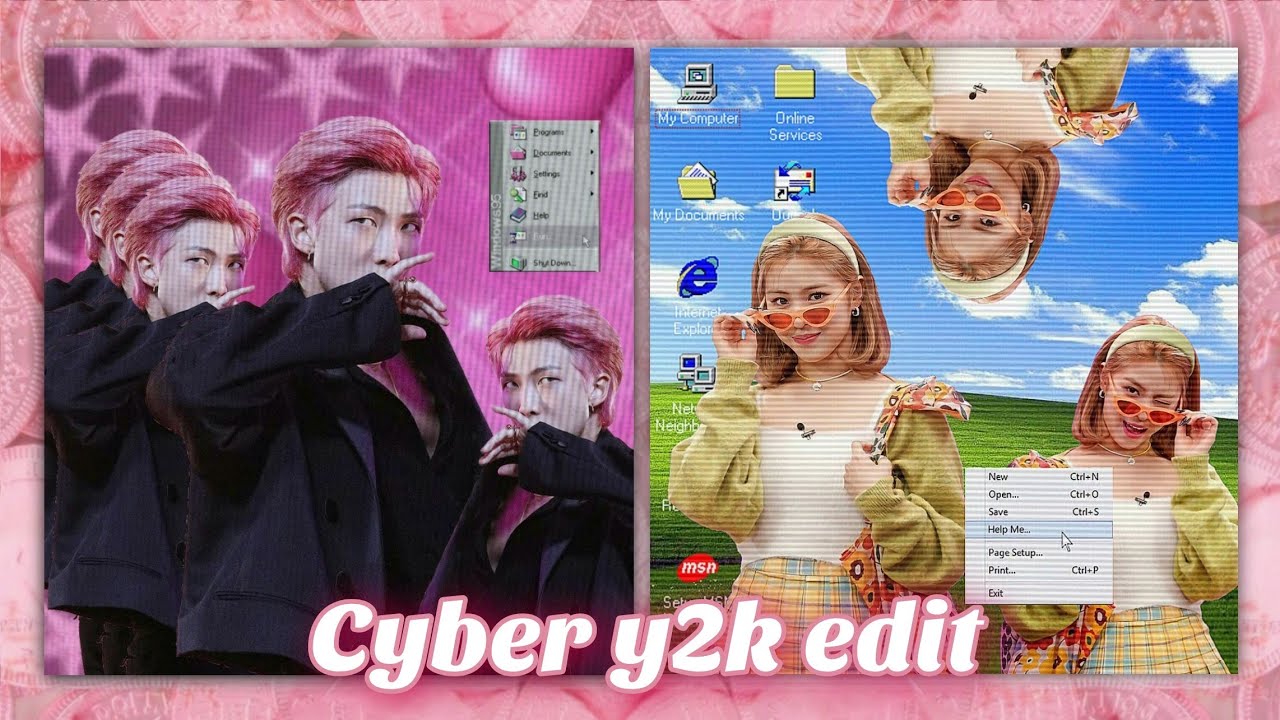 ⛓🧁Cyber y2k edit tutorial / PicsArt
