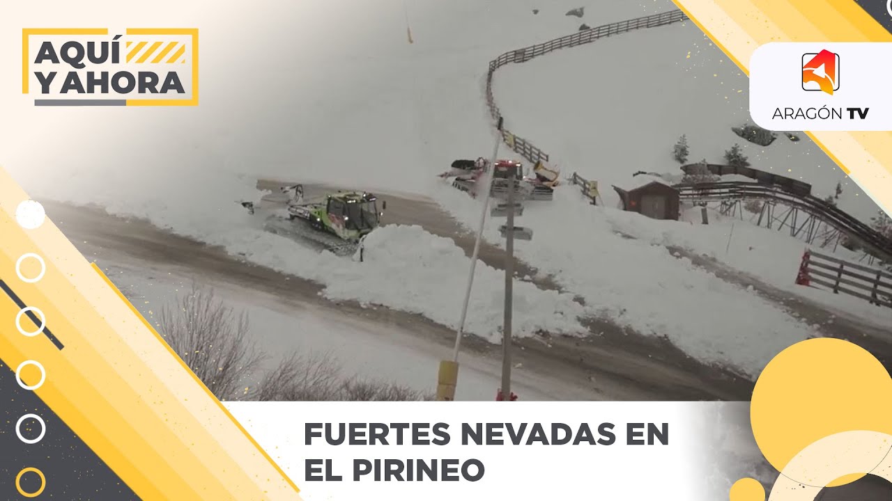 La borrasca Leonardo sigue dejando nieve en el Pirineo
