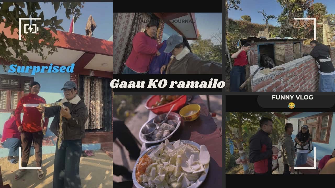 SUPRISED Dina gako k vayo k 😂|| Ramailo ||🥰
