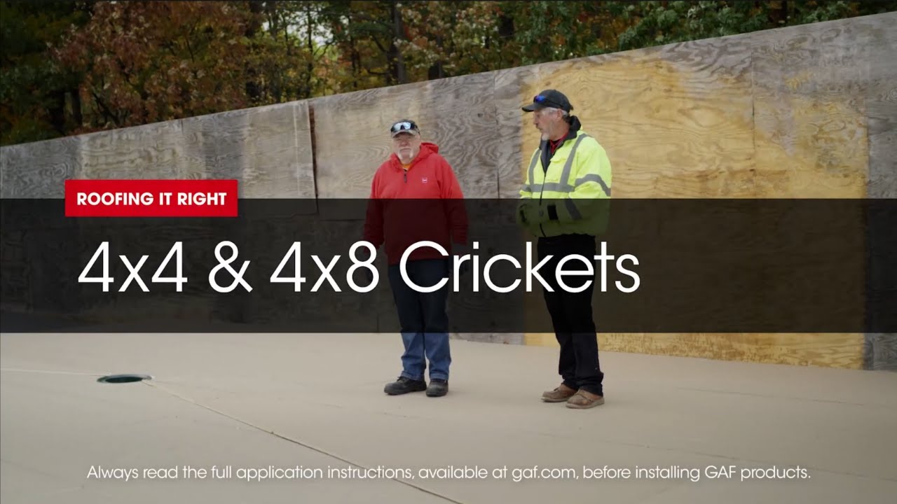 GAF 4x4 and 4x8 Crickets | Roofing It Right with Dave and Wally