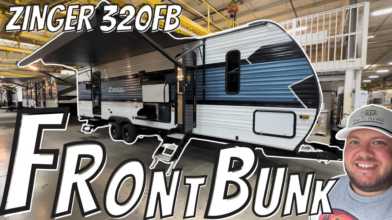 Front Bunk Travel Trailer!!! 2025 Zinger 320FB