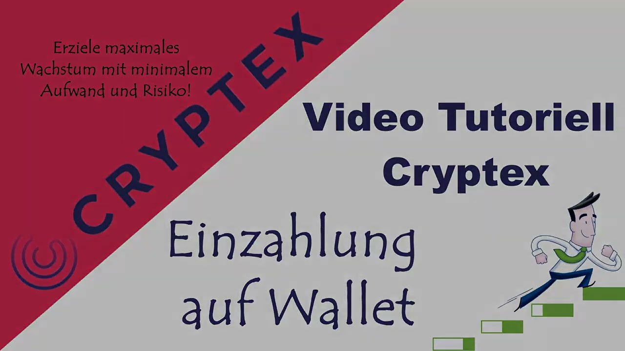 Cryptex.to DeFi Staking - Video Tutoriell Einzahlung auf Wallet (Deutsch)