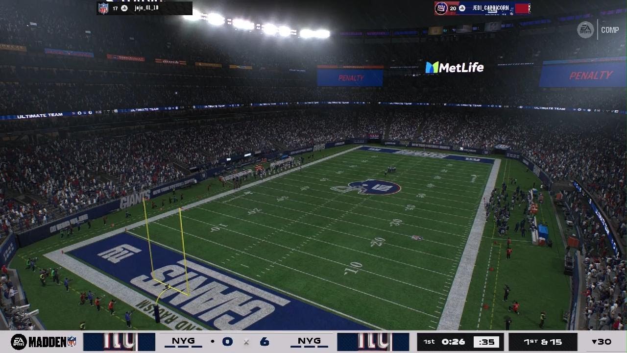 Madden NFL 26 GIANTS vs GIANTS