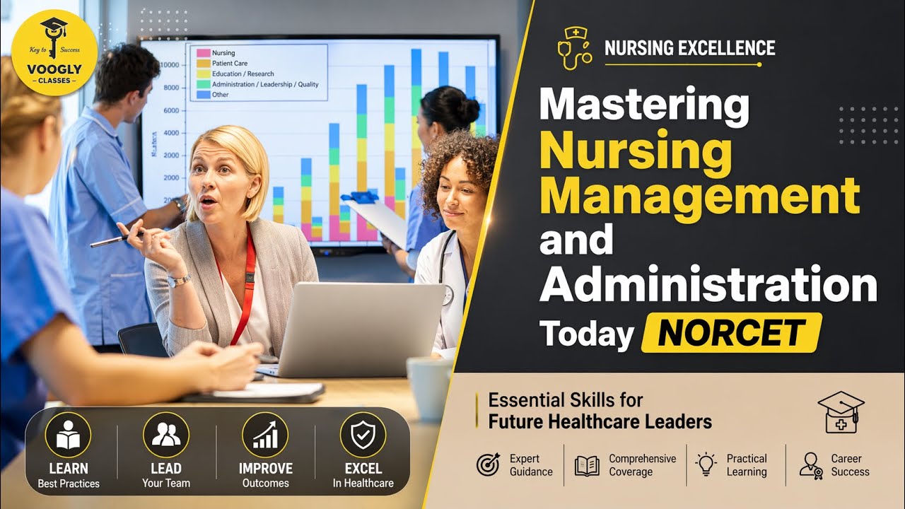Nursing Management + Administration in One Class | NORCET RRB Target | Voogly Class 938