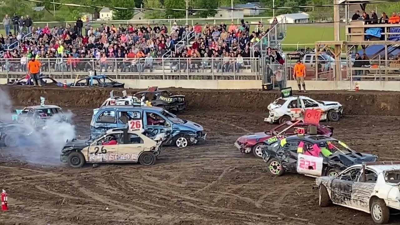 FWD Gut N Go (Feature #1) Palmyra, MO Demolition Derby 2021