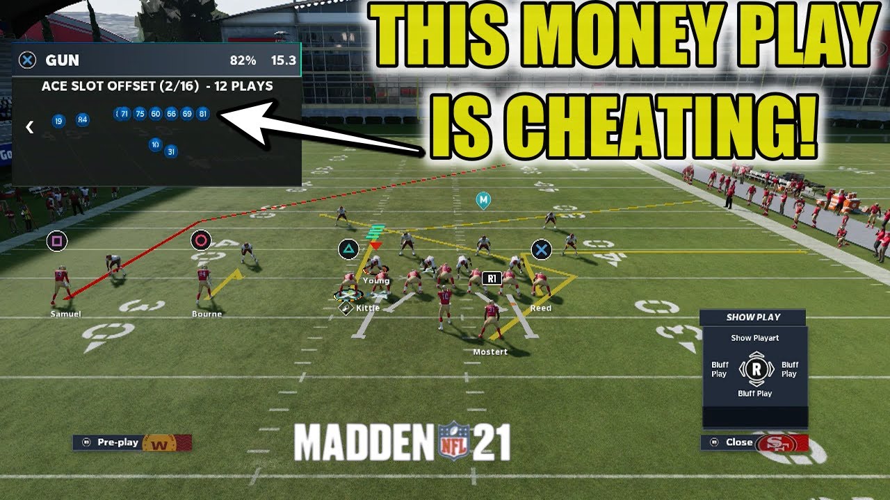 GUN ACE SLOT IS UNSTOPPABLE IN MADDEN 21! THIS OFFENSE IS CHEATING! MADDEN NFL 21 TIPS