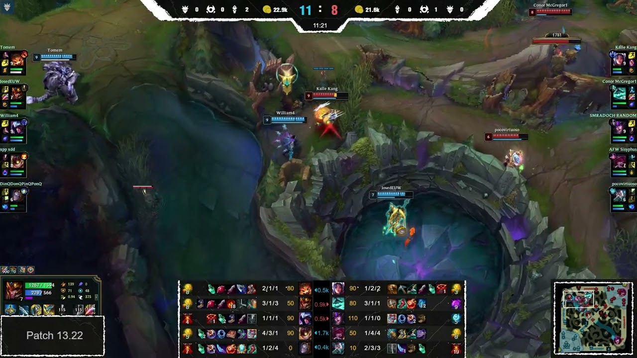 🔹William4🔹DinQDonQPinQPo -VS- 🔸pocovirtuoso - LoL Ranked Replay