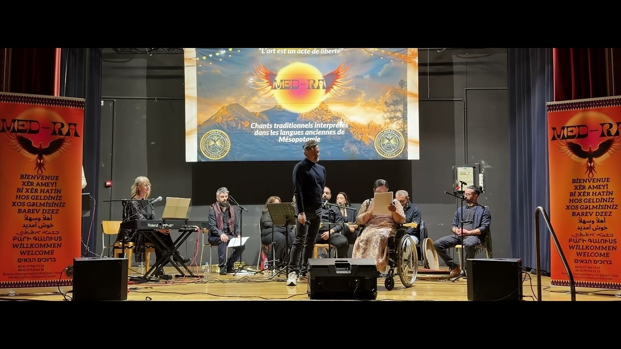 Dersim'den Mersin'e Cenevrede MED-RA kültürü yaşatıyor. #dersim #folkmusic #history #livemusic