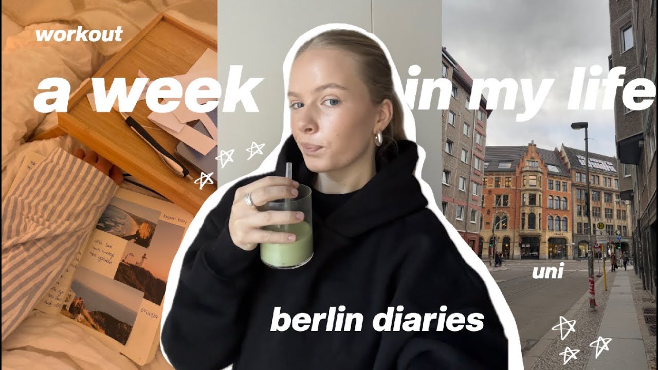 a week in my life in Berlin 🦦 I Masterarbeit, Sport & Selfcare I weekly vlog I Hanna Marie