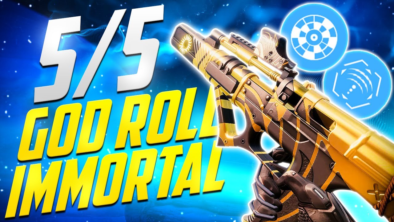 The 5/5 GOD ROLL Adept Immortal IS MINE... My Luck Is Insane lol (NEW Trials SMG)
