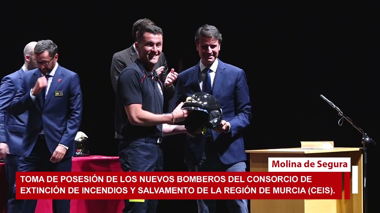 Toma de posesión de 43 bomberos del Consorcio de Extinción de Incendios y Salvamento de la Región