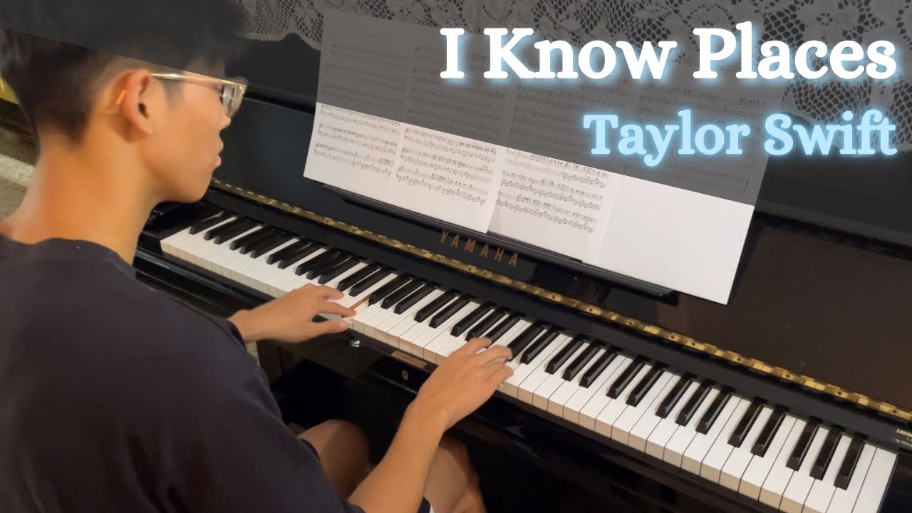 Taylor Swift: I Know Places | Piano Cover by Jin Kay Teo