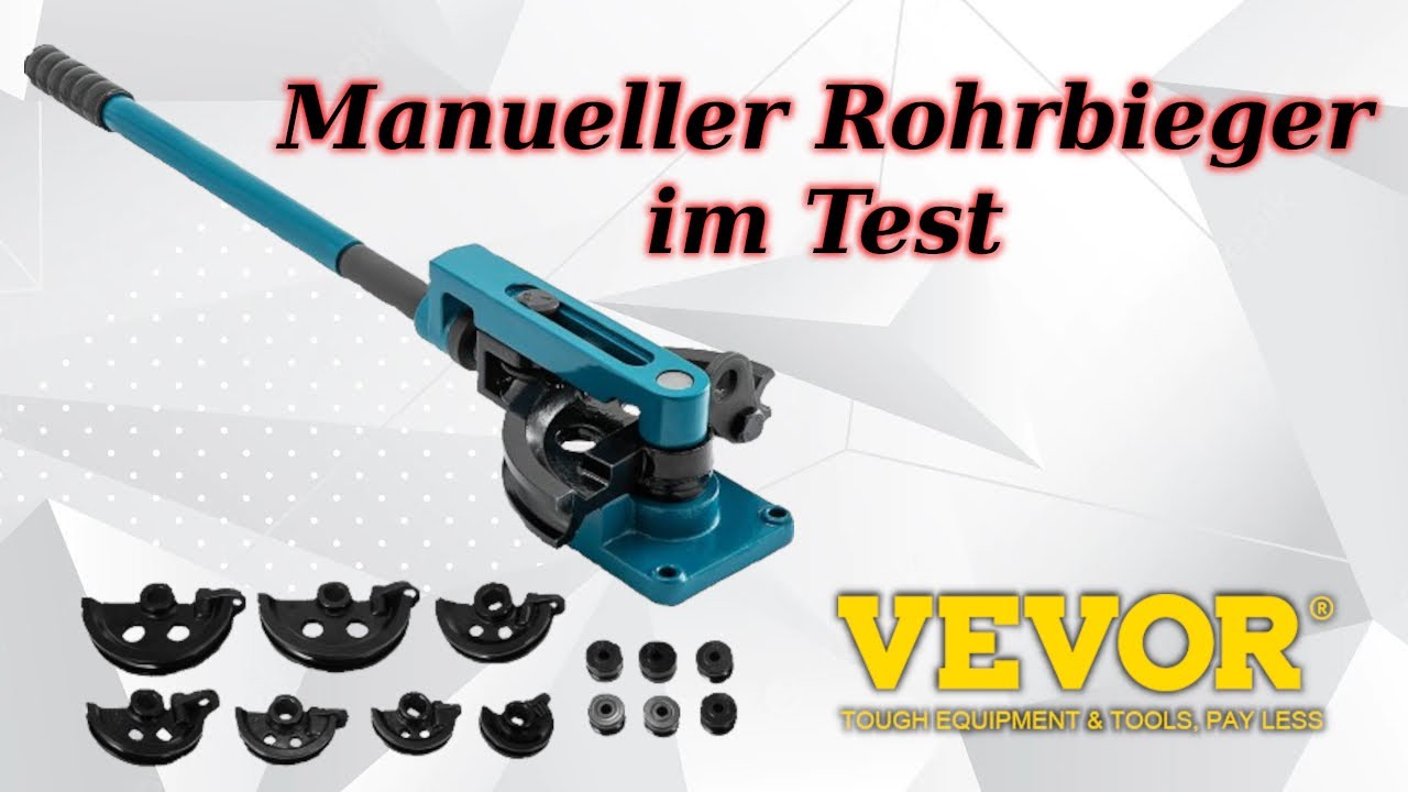 Manueller Rohrbieger Rohrbiegegerät Rohrbiegemaschine im Test