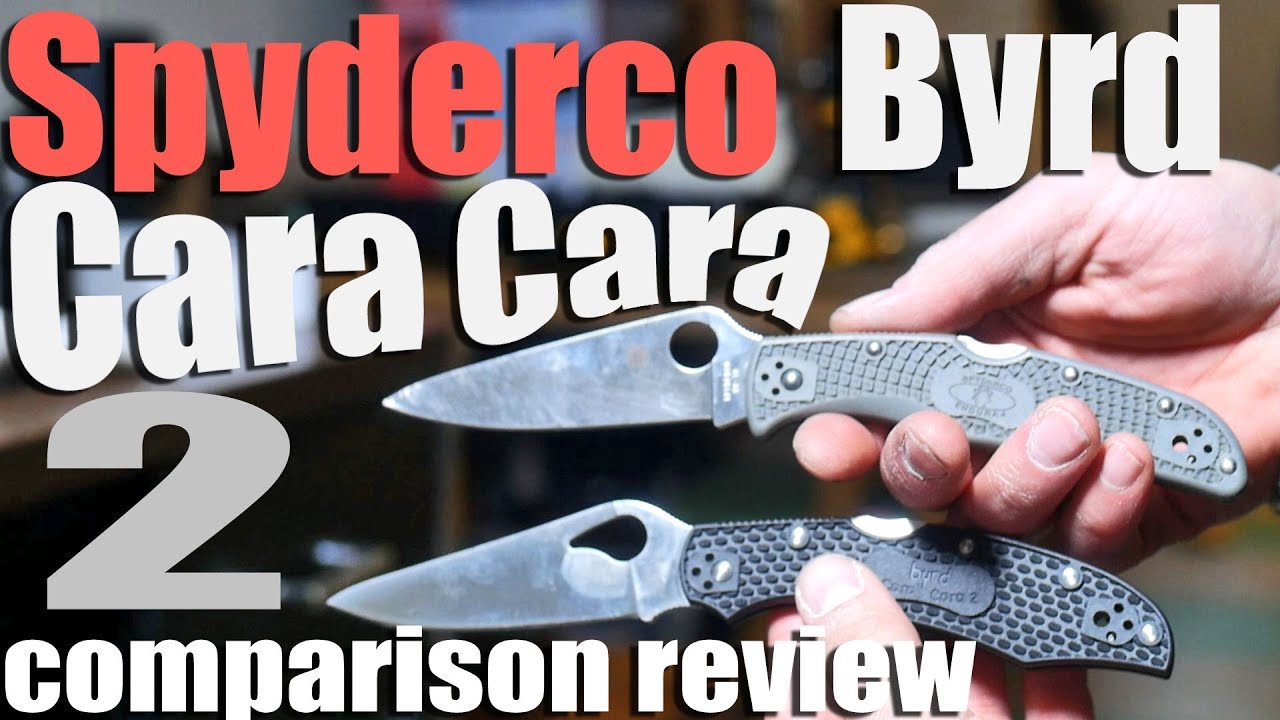 Сравнительный обзор ножа Spyderco Byrd Cara Cara 2 с Para Military 2 и Endura 4