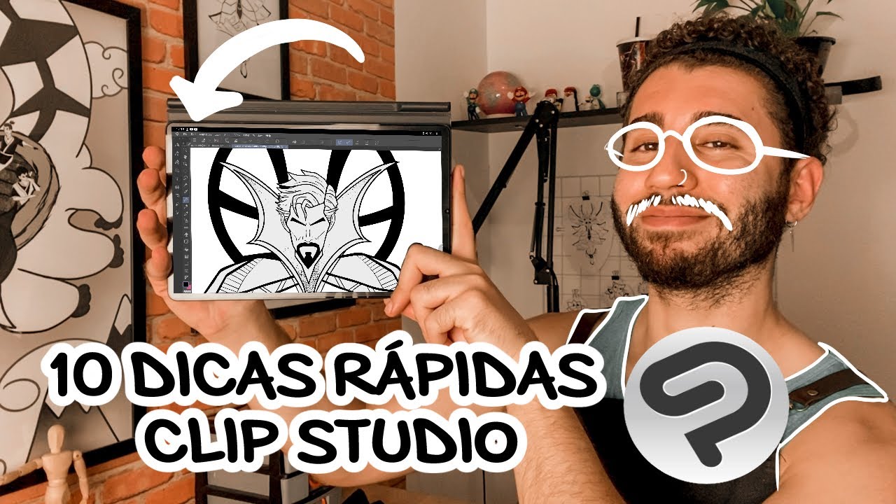10 DICAS RÁPIDAS CLIP STUDIO PAINT ANDROID | CLIP STUDIO PAINT NO TAB S6 LITE | DESENHO DIGITAL