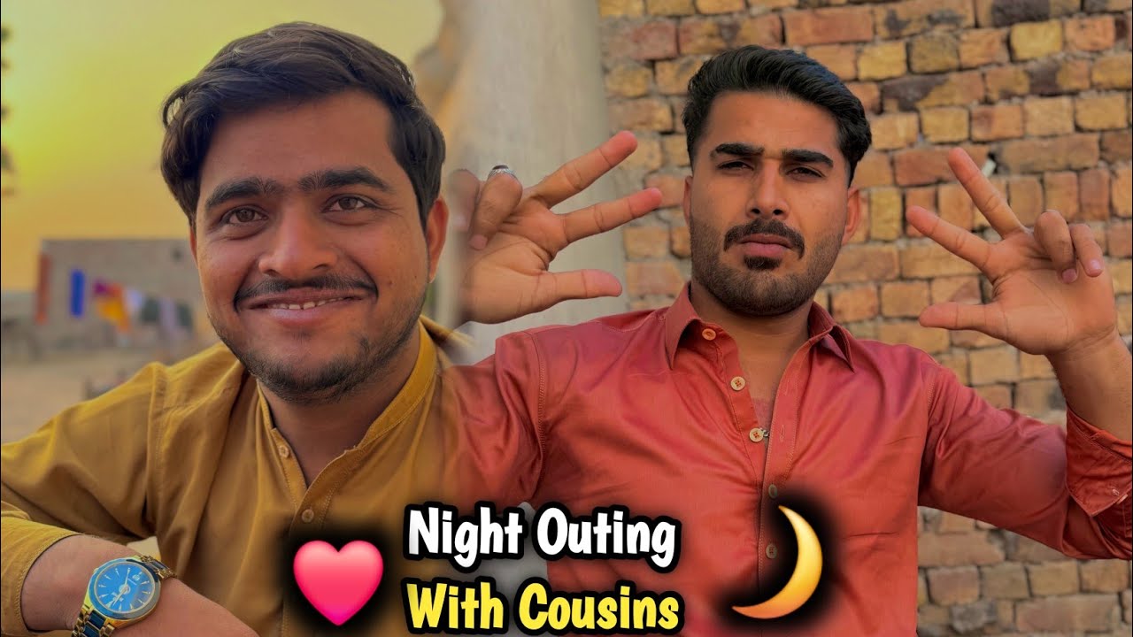 Night Dinner With Cousins  🍽🍗  In Ahmed Pur  City 🌃🌙 | Cricket Match  🏏  Enjoy In Ground ❤️