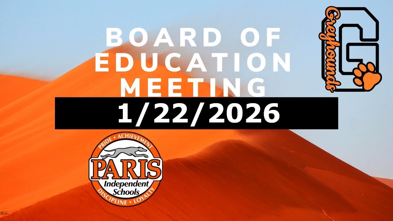 Board of Education Meeting 1/22/2026