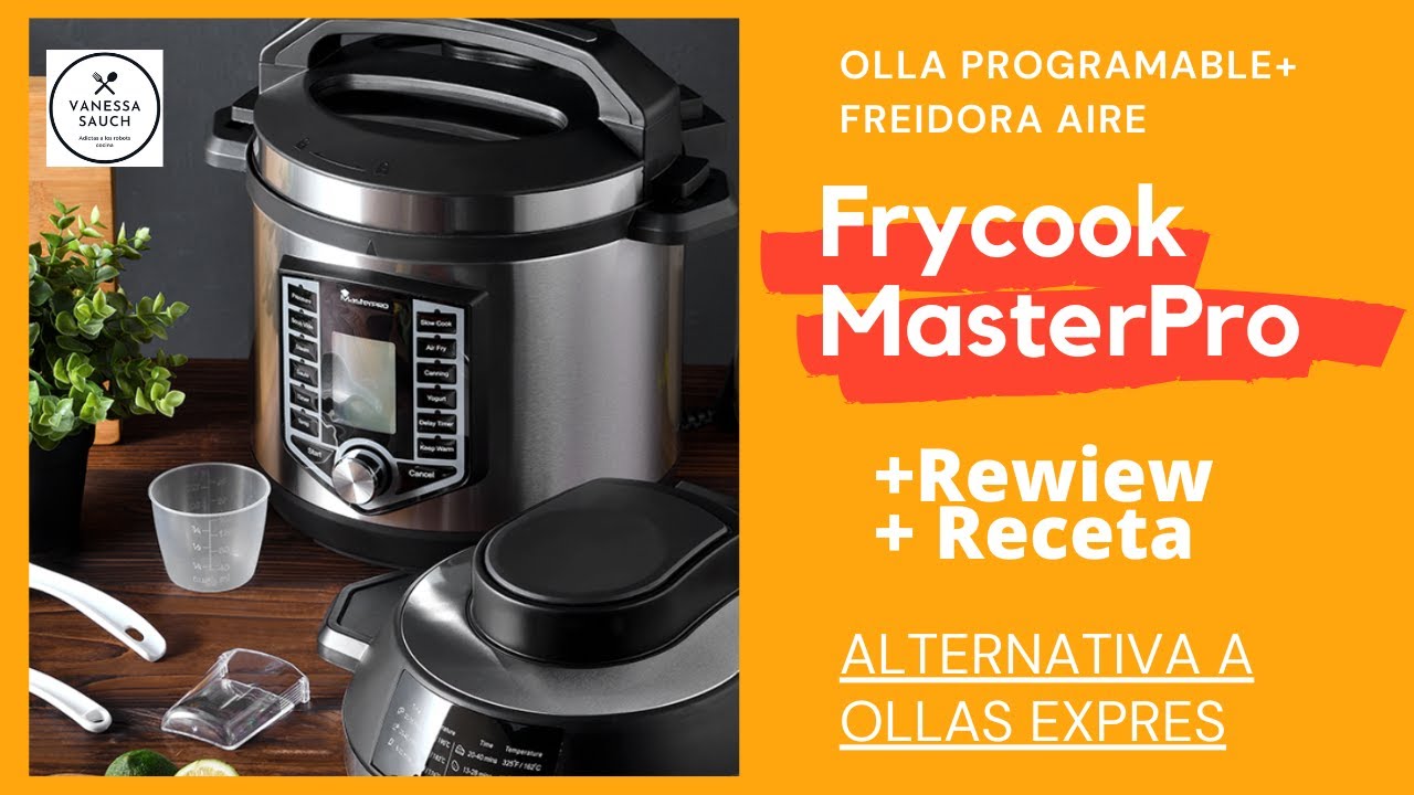 FRYCOOK MASTERPRO  Freidora de aire y Olla a presión eléctrica