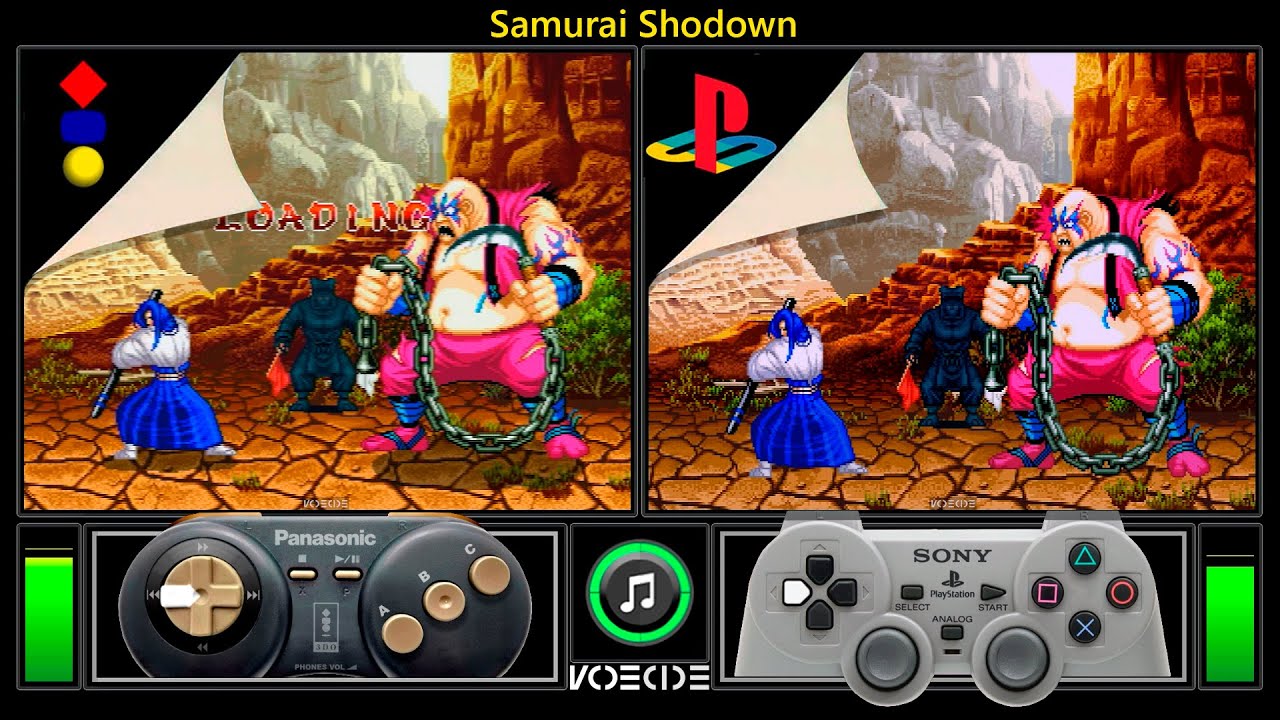 Samurai Shodown (3DO vs PlayStation) Real Hardware Comparison